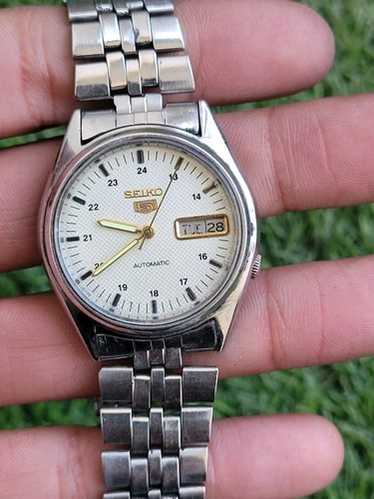 腕時計メンズ動作良好SEIKOセイコー5ファイブ稼働アナログ7009-6001 Seiko 5 Automatic 7009-6001 Day/Date Vintage Men's Watch | eBay