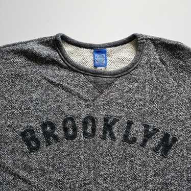 [ EBBETS FIELD ] ★Brooklyn Eagles 1935 Monogram Sweatshirt Brooklyn Eagles French Terry Script Hooded Sweatshirt
