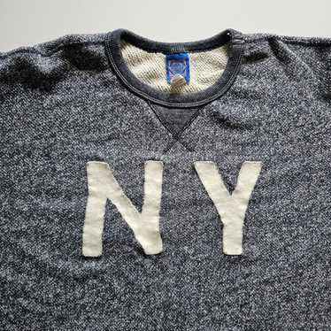 jcrew EBBETS FIELD FLANNELS NYロゴ ネイビー J.CREW X EBBETS FIELD FLANNELS BISMARCK CHURCHILLS BASEBALL