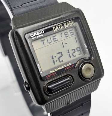 CASIO DATA BANK DB-33W TELEMEMO 30 ALARM CHRONOGR… - image 1