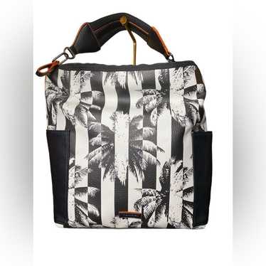 Tahari Palm Tree Printed Shoulder Bag NWT