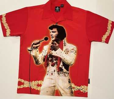 エルヴィスプレスリー DRAGONFLY JAILHOUSE ROCK開襟シャツ ELVIS PRESLEY JAILHOUSE ROCK Button Down Shirt DRAGONFLY