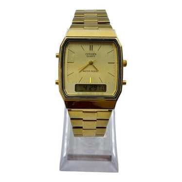 時計 Rare Citizen ana/digi watch C480 Vintage Citizen C480-S68202 Ana-Digi Alarm Chronograph Vintage Men's