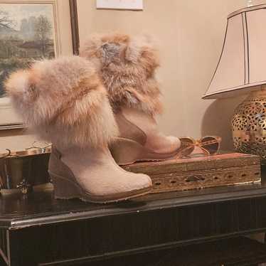 veg tan boots