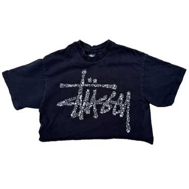 00's old stussy longsleeve M Nevy Y2K 美品 Y2K Stussy International Long Sleeve Tee Shirt Vintage 2000s