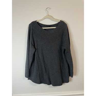 Lane Bryant, Grey Knit Pullover Sweater, Plus Size
