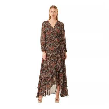 NWT MISA LOS ANGELES Pamela Paisley Chiffon Maxi W