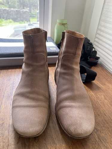 靴 Maison Martin Margiela 22 Side zip Boots Maison Margiela Boots Leather Black Side Zip Ankle Boots