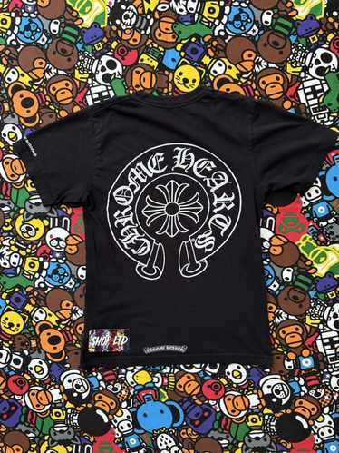 【CHROME HEARTS】マイアミ限定 ホースシュー pocket L/S Tshirt マイアミ限定 クロムハーツ ホースシュー プラス Tシャツ ブルー