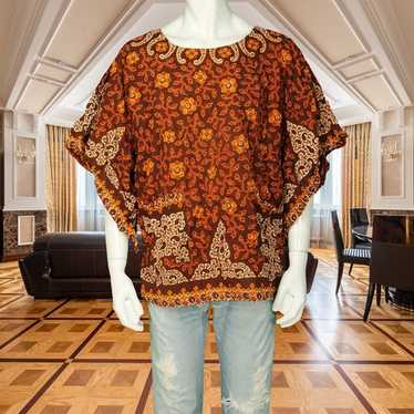 Vintage Afrikana Dashiki Boho Hippie Festival Caft