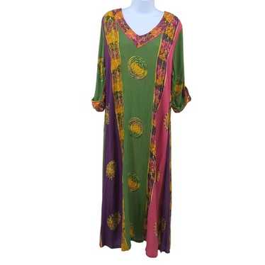 Soft Surroundings Women’s Size 1X Dress Boho Maxi 