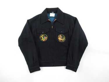 【Beetle】50s souvenir jacket Vintage 50s Bamberg Germany Military Souvenir Jacket Size 36