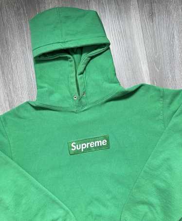 トップス supreme Box Logo Hooded Sweatshirt Green Supreme Box Logo Hooded Sweatshirt Green - 24FW, (100
