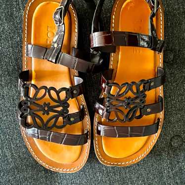 【LOEWE】Sandalo Loewe Petal leather sandals Loewe