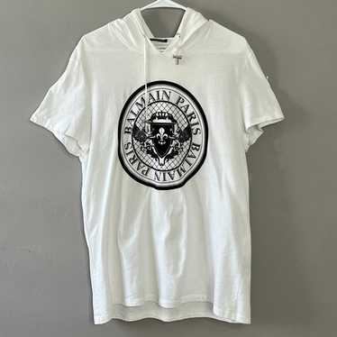 ☆BALMAIN☆ Velvet Medallion Tシャツ Balmain Cotton T-shirt Velvet Medallion Black | ONU