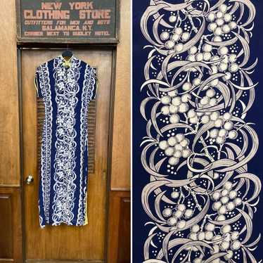 MALIHINI HAWAII ヴィンテージワンピース　FOR LIBERTY 50s ビンテージ Liberty House Waikiki ボーダー柄 ハワイアン