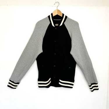 Rag & Bone Arden Retro Varsity Button Up Jacket L… - image 1