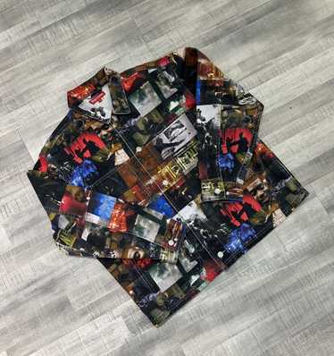 Supreme G Jacket 21FW Nas and DMX Collage Denim Chore Coat M