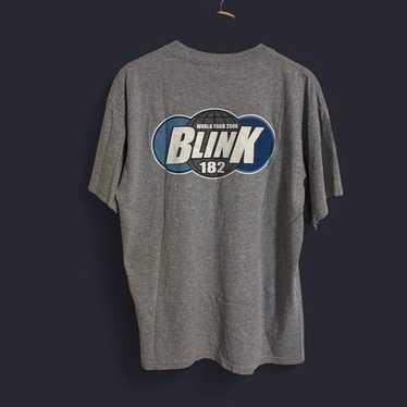 USA製 BLINK-182 ラグランTシャツ ヴィンテージ Vintage BLINK 182 White Rock Band T Shirt 2000 Large Adult