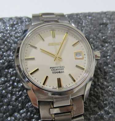 Retro JDM Seiko, Titanium, High Accuracy Quartz, Perpetual