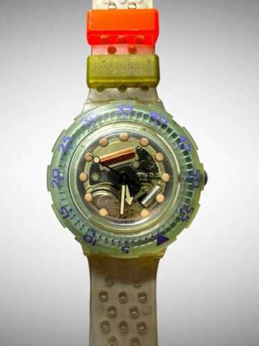 swatch 夜光 デッドストック scuba ダイバー 90年代 美品 Vintage 1990s swatch scuba - Gem