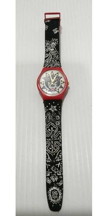 スウォッチ　Swatch レッド　ブラック　YYS4013 廃番　レア　ミラン Swatch swiss made black - Gem