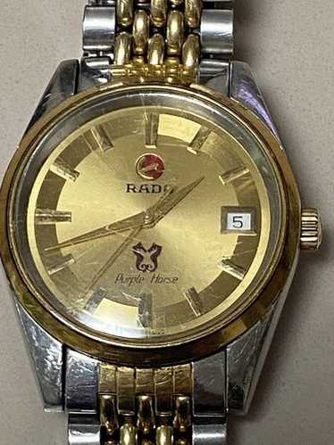 稼働　RADO　ラドー　Purple Horse ゴールド　ヴィンテージ Yahoo!オークション - [中古品] 稼働品【RADO】ラドー Golden