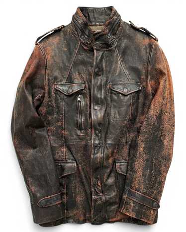 ジャケット・アウター ISAMU KATAYAMA BACKLASH ISAMU KATAYAMA BACKLASH TRUCKER DENIM JACKET / SPLASH DYED