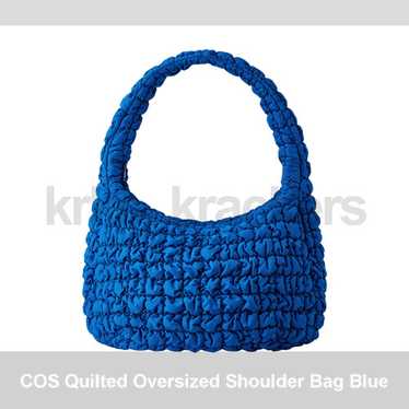 【COS】 Quilted Oversized Shoulder Bag : Purple Purple) Cos Quilted Oversized Shoulder Bag