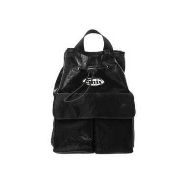【emis】25SS★ NYLON SHIRRING POCKET BACKPACK SHIRRING BACKPACK-BLUE - EMIS