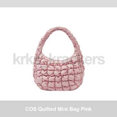【COS】 Quilted Mini Bag : Pink COS Quilted Mini Bag in BRIGHT PINK | endource