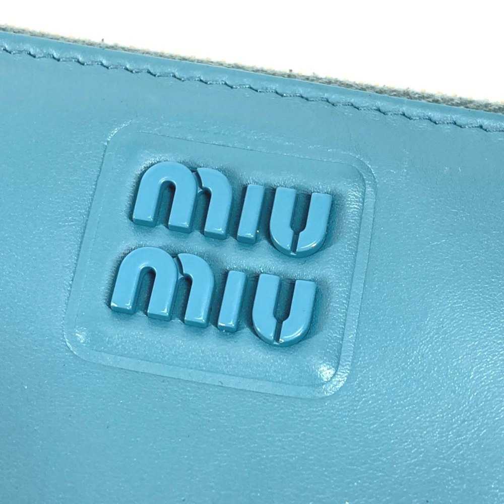 Miu Miu Miu Miu MIU 5MB060 Logo Wallet Coin Purse… - image 7