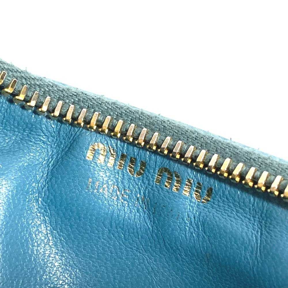 Miu Miu Miu Miu MIU 5MB060 Logo Wallet Coin Purse… - image 9