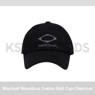 【MISCHIEF】25ss RHOMBUS POCKET BALL CAP RHOMBUS POCKET BALL CAP_CHARCOAL - MISCHIEF