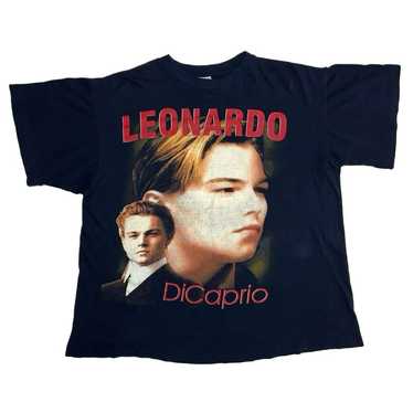 90s Leonardo DiCaprio ラップTシャツ vintage Vintage 90s leonardo dicaprio - Gem