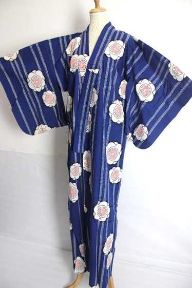 Japanese blue yukata, summer - Gem