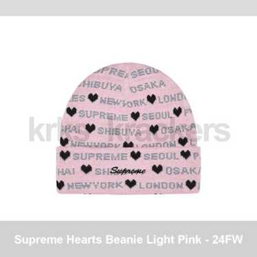 Supreme Hearts Beanie ピンク Supreme supreme hearts beanie - Gem