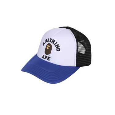【A BATHING APE】カレッジ メッシュ キャップ ブラック Caps A BATHING APE College Mesh Cap Black | Footshop