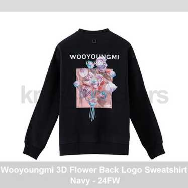 【Wooyoungmi】Swaying Flower Hoodie/2色 Wooyoungmi wooyami flower - Gem