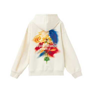 【Wooyoungmi】Swaying Flower Hoodie/2色 Wooyoungmi Black Swaying Flower Hoodie | REVERSIBLE