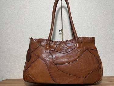 日本製 IBIZA Patchwork Leather Hand Bag Ibiza patchwork leather bag - Gem