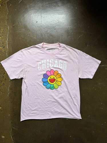 トップス ComplexCon BOSTON FLOWER T-shirt Takashi Murakami Flower T-Shirt White - FW17 - US