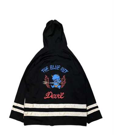 90s DOGTOWN GREAT RED HOT DEVIL スウェット 黒 ビンテージ 90