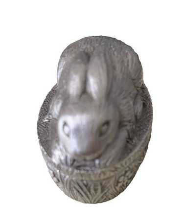 Ms Dee Rabbit Bunny Pewter Necklace with Trinket … - image 1