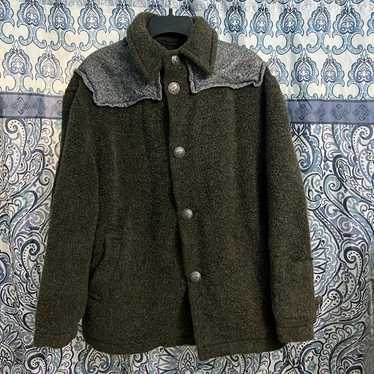 ジャケット・アウター GIANFRANCO FERRE Chester Coat Archive Leather Sleeved Coat | Gianfranco Ferré