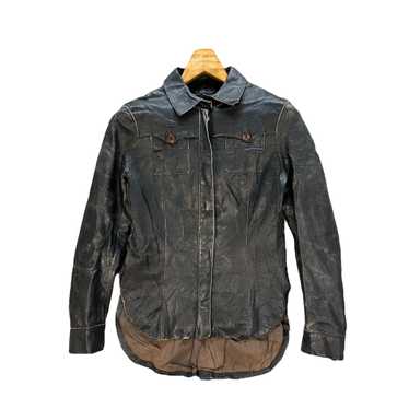 MARCO TAGLIAFERRI レザーブルゾン Marco tagliaferri down jacket - Gem