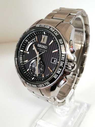 seiko radio wave control　8b54-0ae0 Seiko Brightz 8B54-0AA0 Day Date Radio wave control Titanium