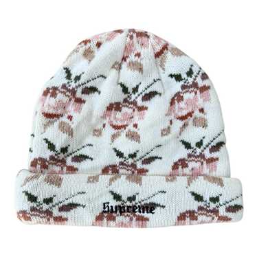 2018AW Supreme Rose Jacquard Beanie ブラック Supreme Rose Jacquard Beanie (FW18) - $36