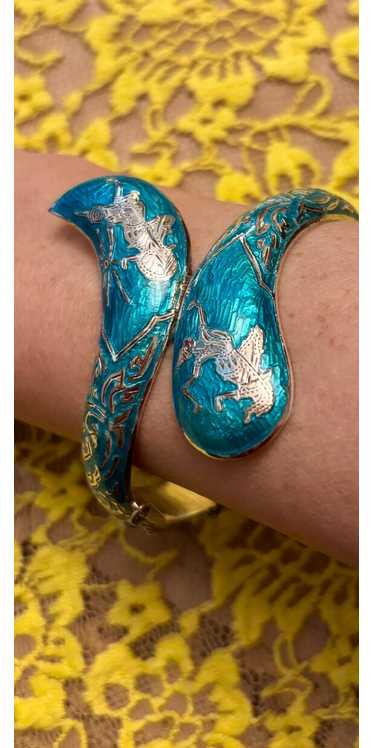 Vintage siam bangle bracelet - Gem