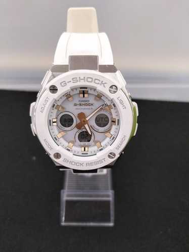 G-SHOCK GST-300 ホワイト 楽天市場】G-SHOCK GST w300 Gスチール ホワイト 白 大粒CZ